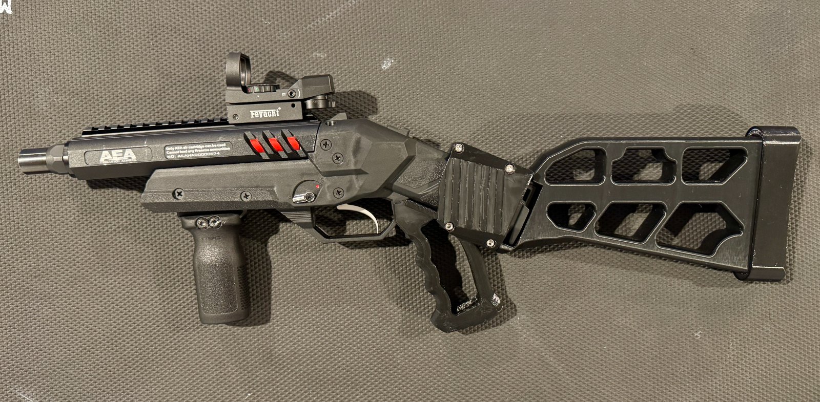 AEA Precision Harpoon .45 with red dot