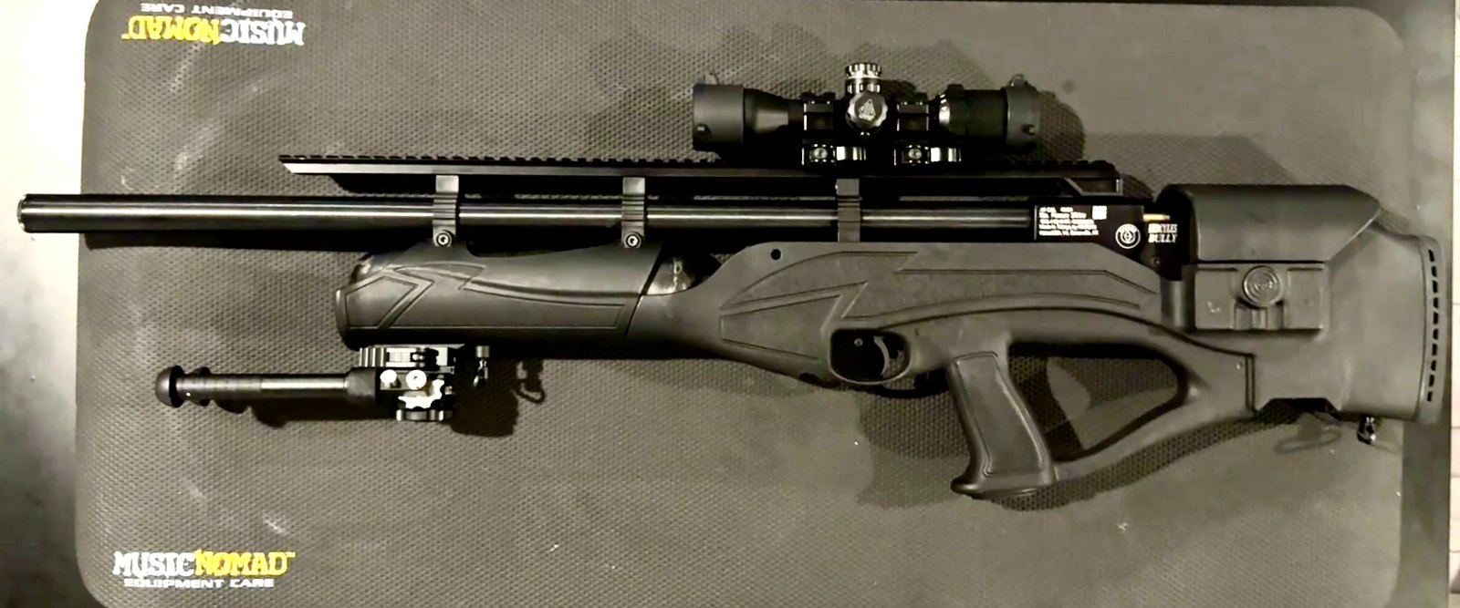 Hatsan Hercules Bully .45 with scope and bipod